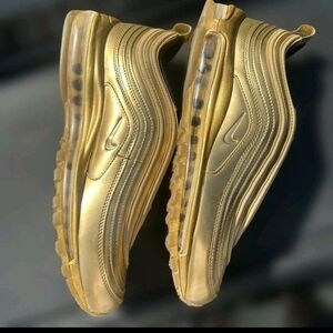 Nike Gold Athletic Shoes